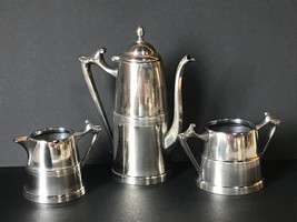 Antique, Newburyport Silver Co, N.S. Co, Three (3) Piece Tea/Coffee Set,... - £573.27 GBP