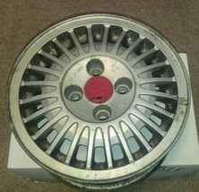 Vintage VW Volkswagen Alloy Aluminum Rim 4 Lug Inch Red Cap Audi - £74.74 GBP