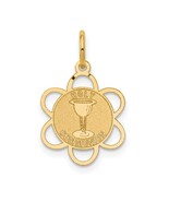 14K Yellow Gold Holy Communion Charm - $3,472.67 MXN