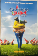 Gnomeo &amp; Juliet MOVIE POSTER ORIGINAL PROMOTIONAL 27x40 Folded 2 Sided A... - £14.15 GBP