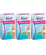 3-Pack New Nair Hair Remover Sensitive Formula Bikini Cream With Green T... - $25.49