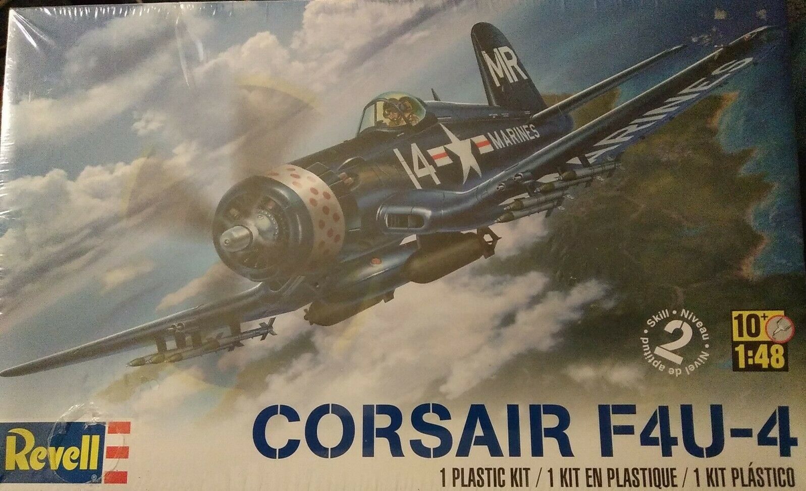 Primary image for 1/48 Scale F4U-4 Corsair Kit by Revell MFN 85-5248 NEW - SEALED BOX