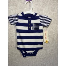 Cat and Jack Baby Bodysuit   Blue White    Boating   Sailor  Size  3 - 6  Months - $9.49