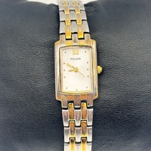 Pulsar Silver Gold Stainless Steel Women’s Watch Working New Battery - $17.20