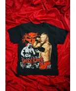 WWE Wrestling Brock Lesnar MMA Black Crew Neck Black T-Shirt Sz S - £18.91 GBP