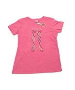 Sequined Legs Pink Women&#39;s T Shirt - $181.63 MXN