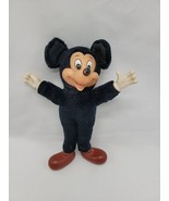 Walt Disney Productions 9&quot; Vintage Mickey Mouse Applause Stuffed Toy #85... - £9.89 GBP