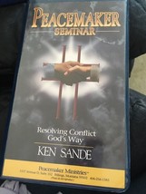 Peacemaker Seminar 6 cassette audiobook Ken Sande Resolving Conflict God... - £67.67 GBP