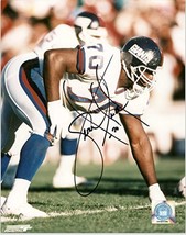 Leonard Marshall Signed Autographed Glossy 8x10 Photo - New York Giants - $15.00