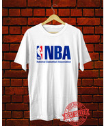 NBA League Basketball Logo T Shirt White - £16.51 GBP+