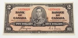 1937 Bank of Canada Note in About Uncirculated Condition Pick #59c - $592.76