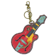 GUITAR KEY FOB COIN PURSE KEYCHAIN CHALA - $18.32