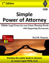 Simple Power of Attorney - Full Version - USB Flash Drive Only - £16.02 GBP