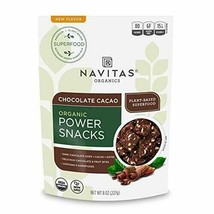 Navitas Organics Power Snacks Chocolate Cacao 8 oz. bags - £12.13 GBP