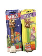 PEZ Christmas Reindeer Dispenser Easter Bunny &amp; Candy Sealed Deer Missin... - $163.12 MXN