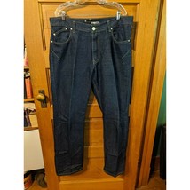 Mecca Jeans Mens 40X34 Blue Straight Leg Zipper Pockets - £15.68 GBP