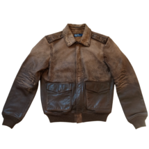 Polo Ralph Lauren Leather Bomber Jacket $998 Free Worldwide Shipping - £698.26 GBP