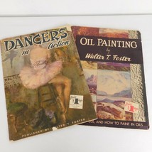 Lot of 2 Walter Foster Oil Painting Instruction Books Dancers in Action Beginner - £15.42 GBP
