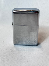 Vietnam Era 1972 Zippo Lighter Stripes Blank Initial Silver Tone Bradford USA - £31.78 GBP