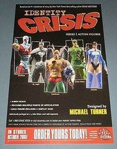 2005 JLA action figures POSTER: DC Identity Crisis Hawkman,Deadshot,Green Arrow - $23.95