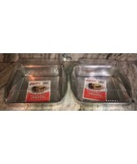 Jiffy-Foil Square Cake Pan &amp; Lid 2 Ea 8” X 8” X 1 7/8” 4208-1-RARE-SHIPS... - $19.68