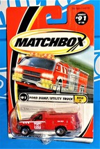 Matchbox 2000 Build It Series #91 Ford Dump / Utility Truck Red BILT - £3.11 GBP