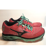 Mizuno Wave Inspire x10 Women&#39;s Size 7 Running Shoes Pink and Blue Sneakers - $38.30 CAD