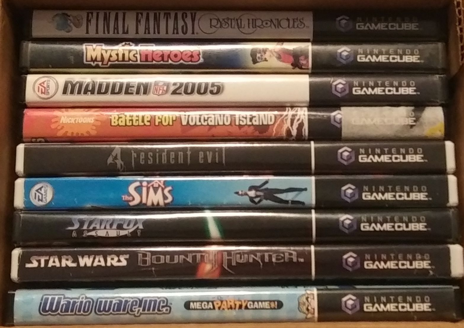 Primary image for Nintendo GameCube Case, Cover Art and Instruction Manual Lot - No Games Included