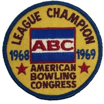 Vintage Bowling Patch League Champion ABC 1968-1969 American Bowling Con... - £13.60 GBP