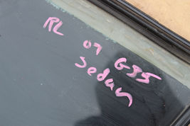 07-09 INFINITI G35 SEDAN REAR LEFT CORNER GLASS R1039 image 3