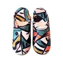 Women&#39;s Moroccan Babouche Slippers, Picasso Fabric - £69.01 GBP