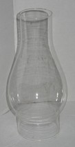 Vintage 8 1/2&quot; Clear Glass Hurricane Shade Oil/Kerosene Lantern Lamp #21 - $18.81