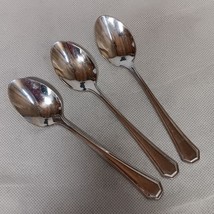 Wallace Casino Teaspoons 3 Stainless Steel 6-1/4&quot; - £35.12 GBP