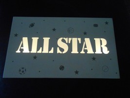 New All Star White Sports Night Light Battery operated Malden designs unisex  - £9.02 GBP