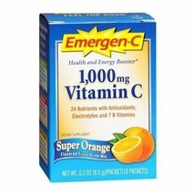 Emergen-C Original Formula 1000 mg Vitamin C Super Orange 10 Packets - £9.24 GBP