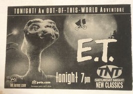 ET Tv Guide Vintage Print Ad Henry Thomas Drew Barrymore Dee Wallace Sto... - $5.93