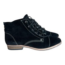 Diba Eli Black Suede Ankle Boots Size 9.5 - $54.45