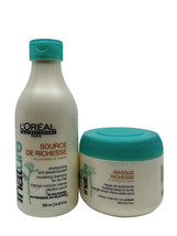 Loreal Professionel Source de Richesse Shampoo 8.45 oz. &amp; Masque Richesse 6.7 oz - £15.98 GBP