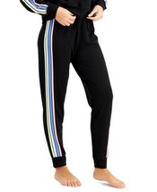 Jenni Womens Side Stripe Sleep Pajama Pants Size Small Color Deep Black - £27.23 GBP