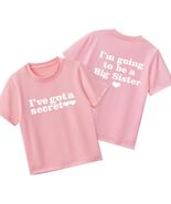 Promoted to Big Sister Baby Girl Tee Colorful Letters Pink Size 3-4 Years - $265.95 MXN Promoted to Big Sister Baby Girl Tee Colorful Letters Pink Size 3-4 Years - $265.95 MXN