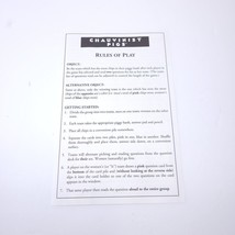 Chauvinist Pigs Board Game by Tiger 1991 Replacement part Rule manual sheet - £1.50 GBP