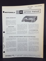 Motorola 1963 Chevrolet Auto Radio Service Manual Model CTA63 - $6.93