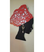 Wall  Art Wood Black/White/Red Wall Hanging Art Home Decor Real Earring ... - $3,831.35 MXN