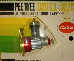 Vintage Cox Pee Wee .020 RC Model Airplane Engine R/C 1/2 A New Old Stock  - $4,622.01 MXN