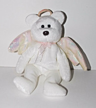 Ty Beanie Baby Halo Plush 9in Angel Teddy Bear Stuffed Animal Retired 1998 - £7.86 GBP