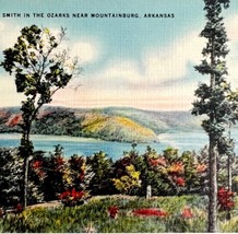 Ozarks Mountainburg Postcard Lake Fort Smith Arkansas 1943 PCBG11A - £15.43 GBP