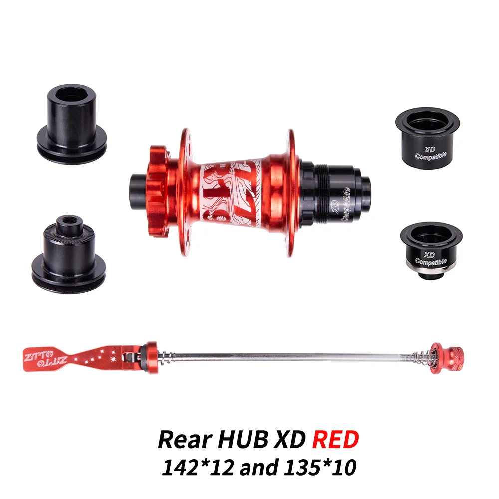 ZTTO MTB 32 Holes Disc ke Bicycle Hub QR Thru Axle Quick Release HG XD 11 12 spe - £123.79 GBP