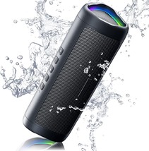 Bluetooth Speaker, Ipx5 Waterproof Speaker With Hd Sound, Up To 24H, Black - £31.69 GBP