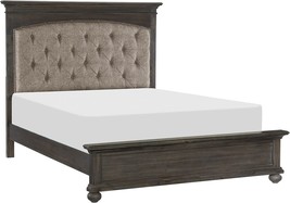 Rustic Brown, Queen-Size Lexicon Mason Panel Bed. - $600.93