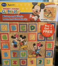 Disney  Learning &amp; Grow Blocks Wooden Blocks - £9.99 GBP